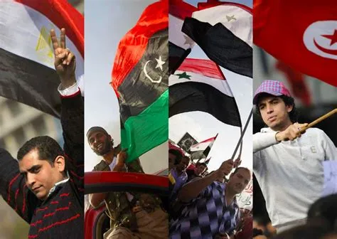 De Arab Spring: Een Golf van Verandering en Hoop die door Egypte Spoelde